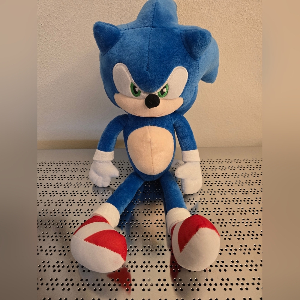 Sonic 2 - Sonic The Hedgehog Blue Plush -A3
